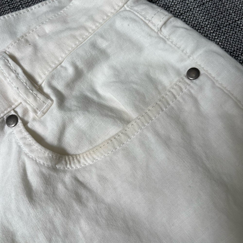 Bullock & Jones Men’s Off White Linen & Cotton Blend Pants 33/34 - Picture 6 of 6
